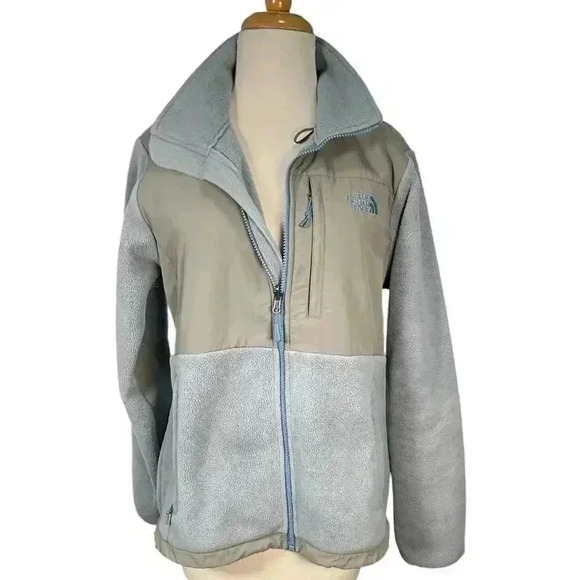 The North Face Denali Jacket Sky Bly Size Large Great Condition - Picture 1 of 13